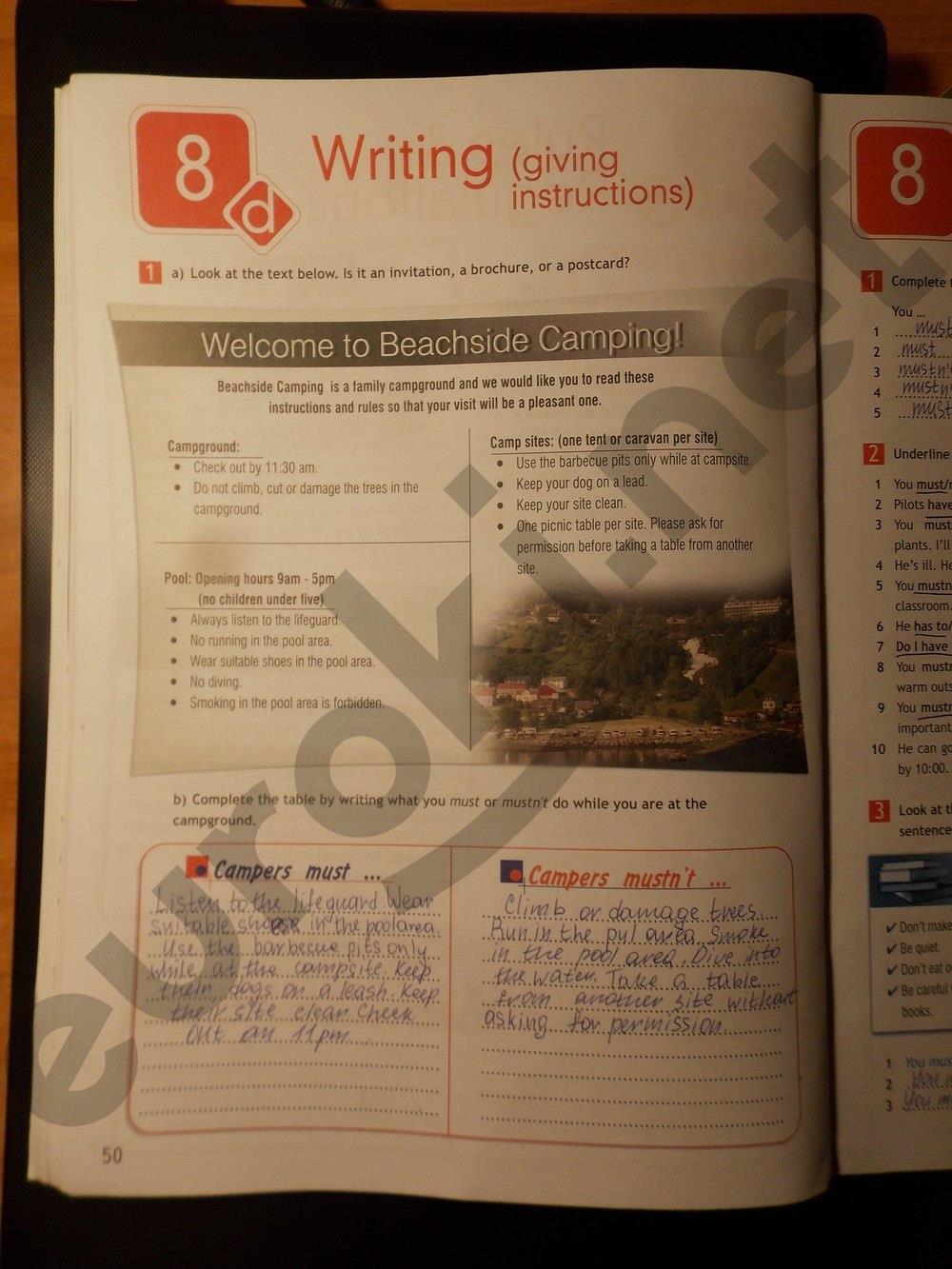 гдз 6 класс рабочая тетрадь страница 50 английский язык Ваулина, Дули