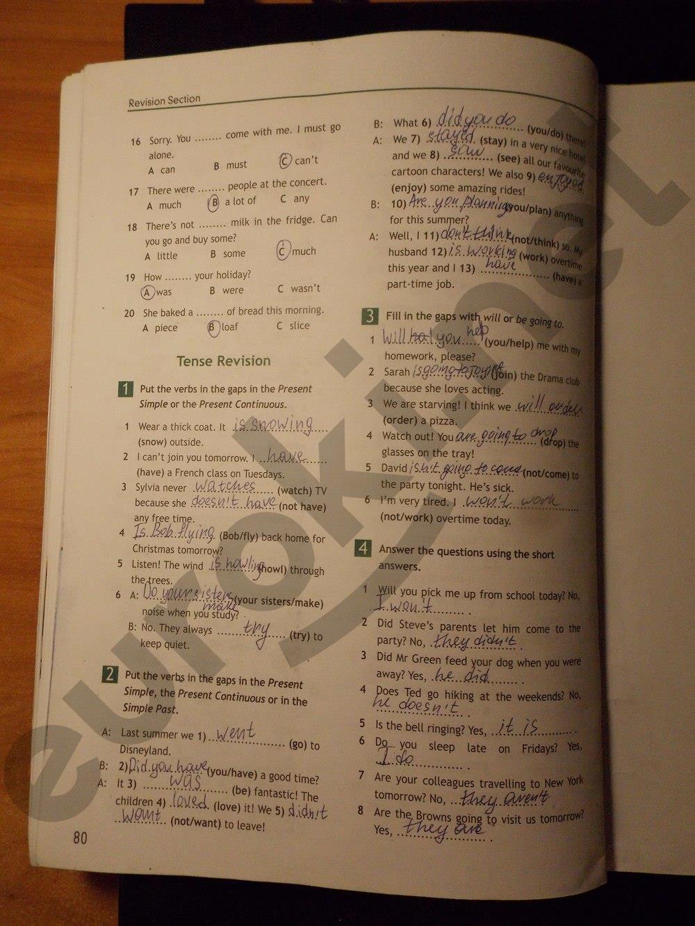 гдз 6 класс рабочая тетрадь страница 80 английский язык Ваулина, Дули