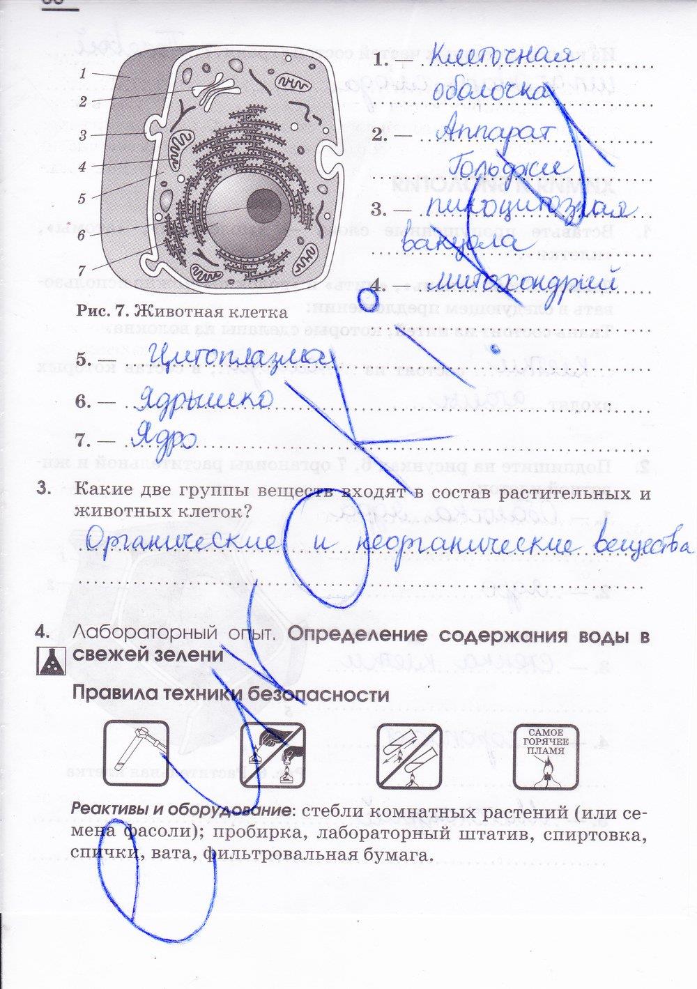 гдз 7 класс рабочая тетрадь страница 36 химия Габриелян, Шипарева