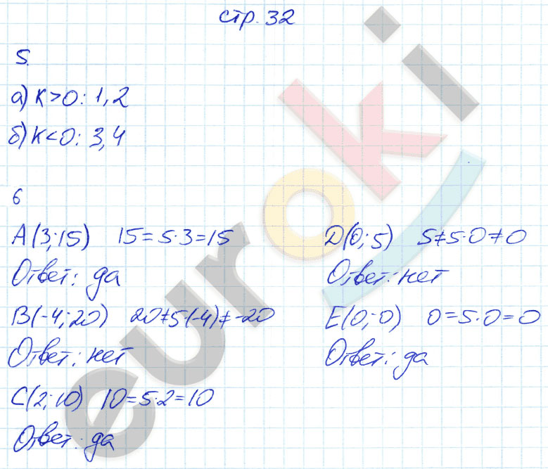 гдз 7 класс рабочая тетрадь страница 32 алгебра Ключникова, Комиссарова