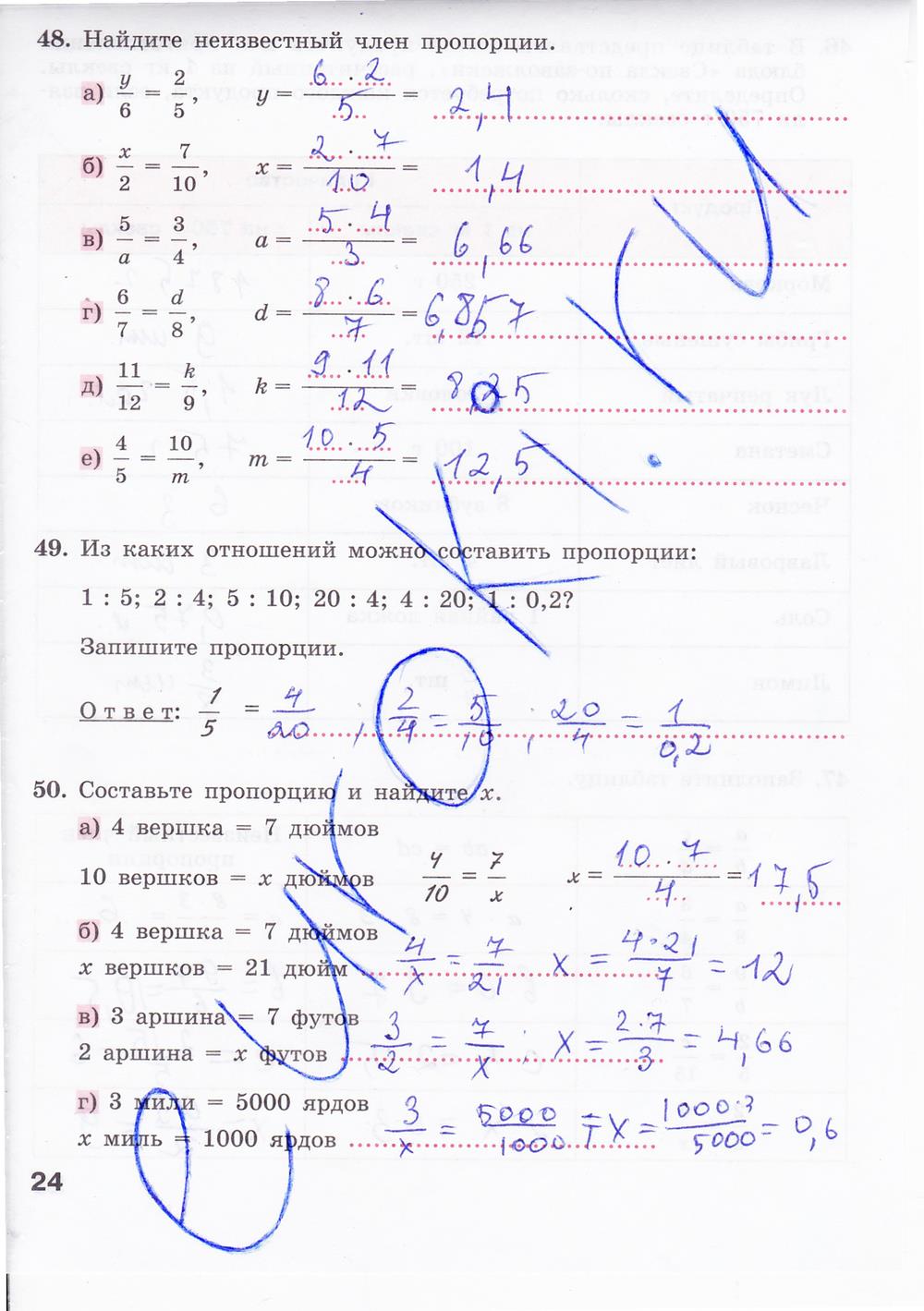 гдз 7 класс рабочая тетрадь страница 24 алгебра Минаева, Рослова