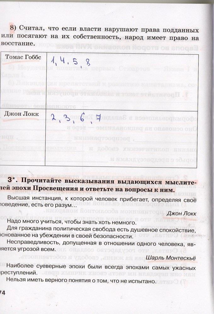гдз 7 класс рабочая тетрадь страница 74 история Стецюра к учебнику Дмитриевой