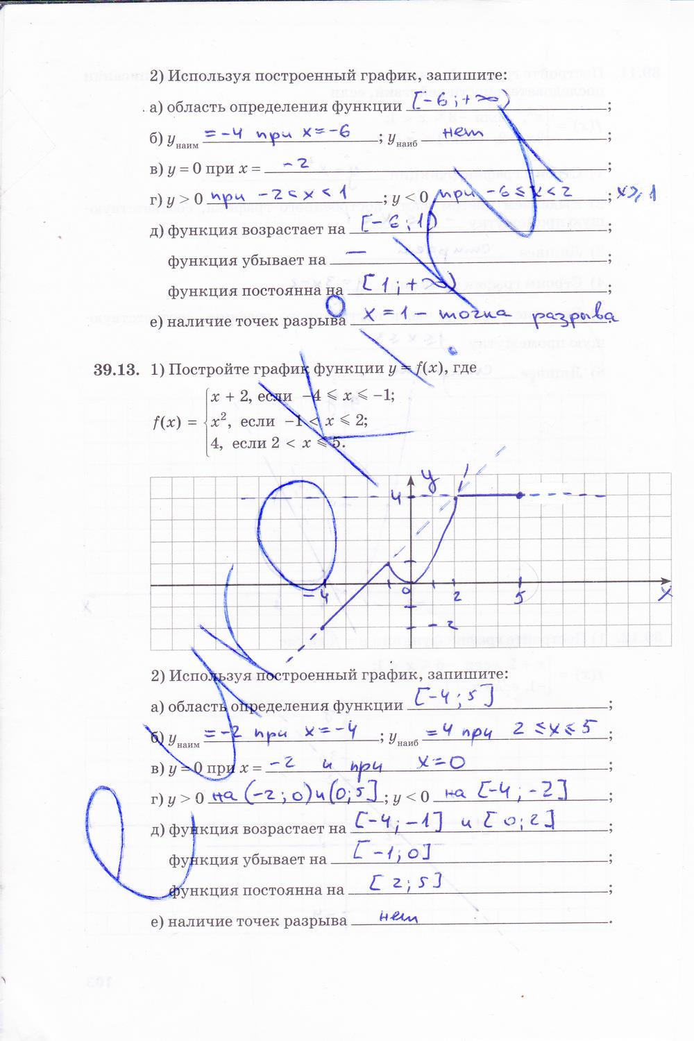 гдз 7 класс рабочая тетрадь часть 1 страница 104 алгебра Зубарева, Мильштейн