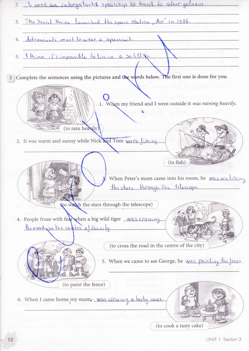 гдз 8 класс рабочая тетрадь страница 12 английский язык Биболетова, Бабушис