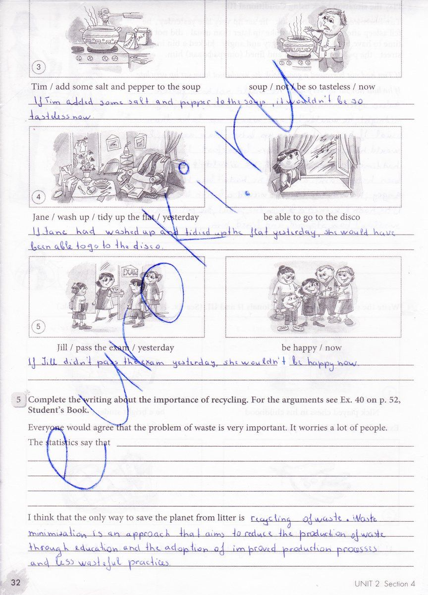 гдз 8 класс рабочая тетрадь страница 32 английский язык Биболетова, Бабушис