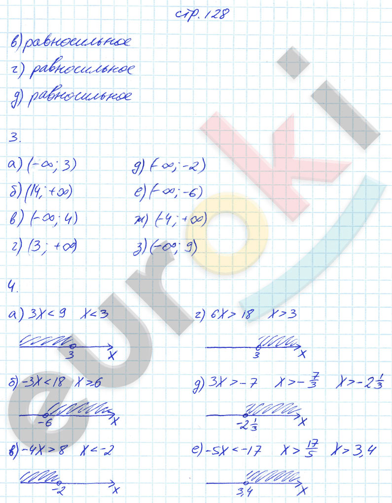 гдз 8 класс рабочая тетрадь страница 128 алгебра Ерина