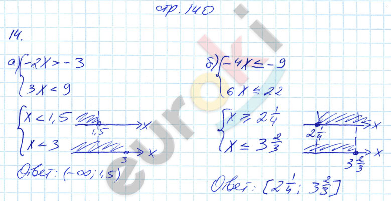 гдз 8 класс рабочая тетрадь страница 140 алгебра Ерина