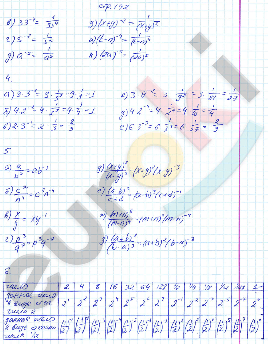 гдз 8 класс рабочая тетрадь страница 142 алгебра Ерина