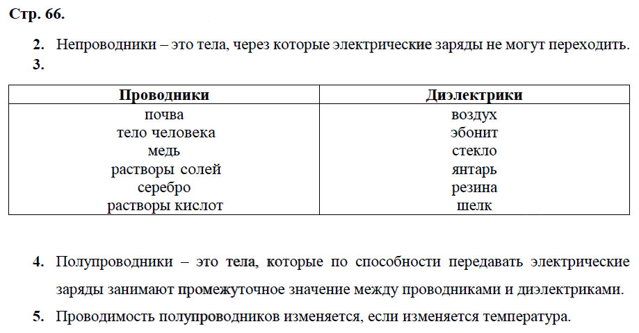 гдз 8 класс рабочая тетрадь страница 66 физика Касьянов, Дмитриева - Дрофа