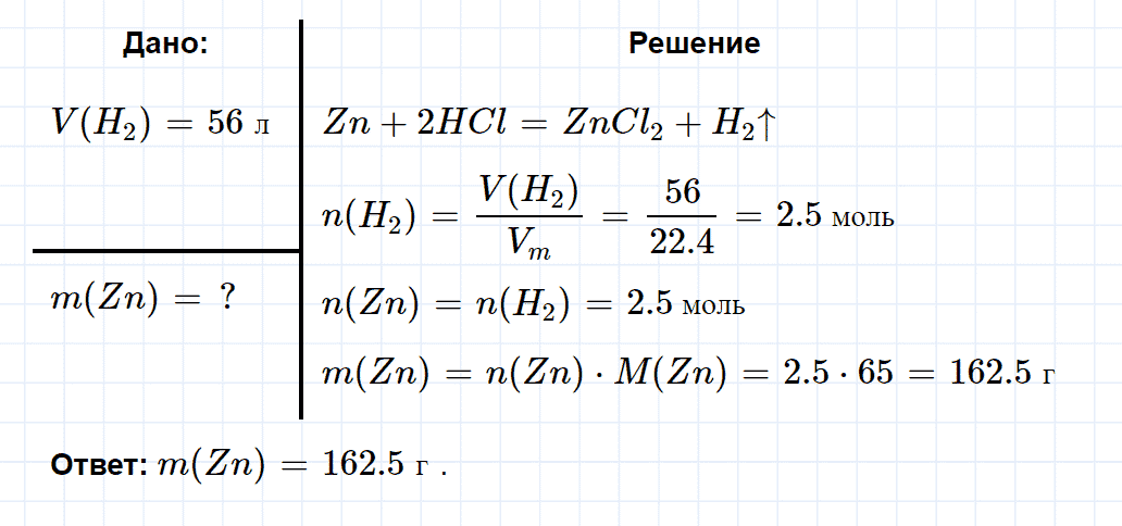 гдз 8 класс номер 8-6 химия Кузнецова, Левкин задачник глава 8