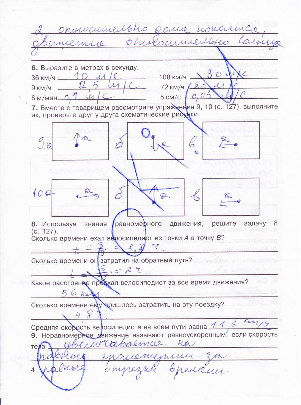 гдз 8 класс рабочая тетрадь страница 4 физика Мартынова, Иванова, Воронина