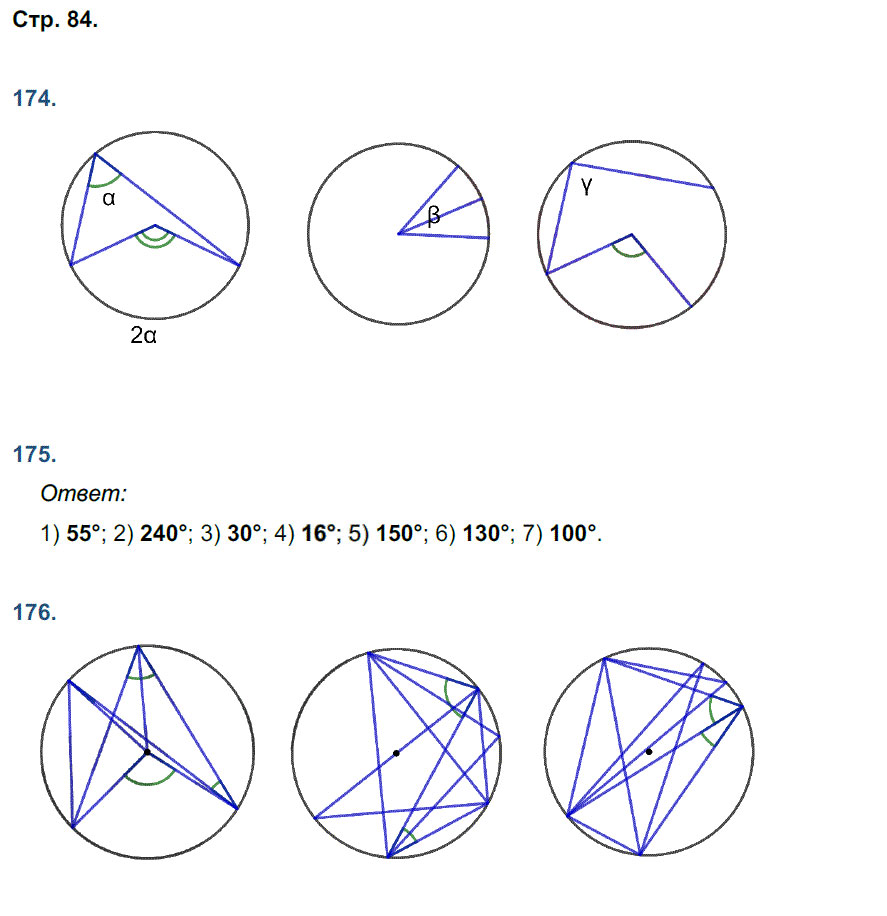гдз 8 класс рабочая тетрадь страница 84 геометрия Мищенко к учебнику Атанасяна
