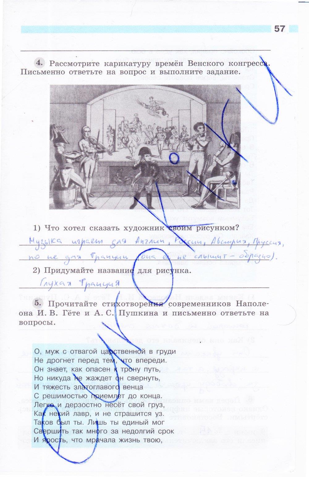 гдз 8 класс рабочая тетрадь часть 1 страница 57 история Юдовская, Ванюшкина