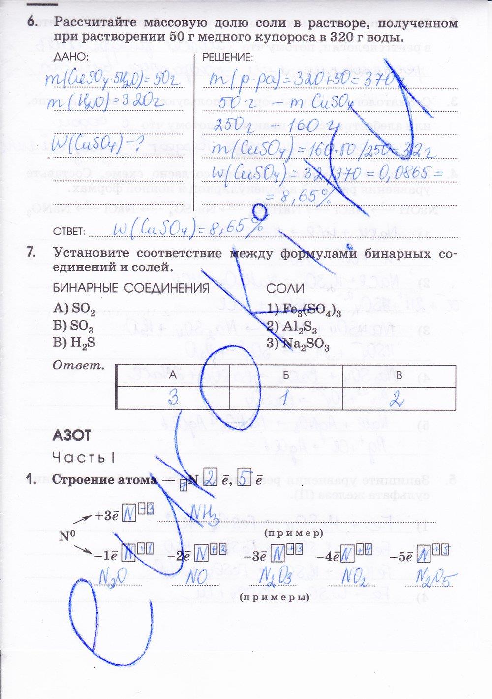 гдз 9 класс рабочая тетрадь страница 144 химия Габриелян, Сладков