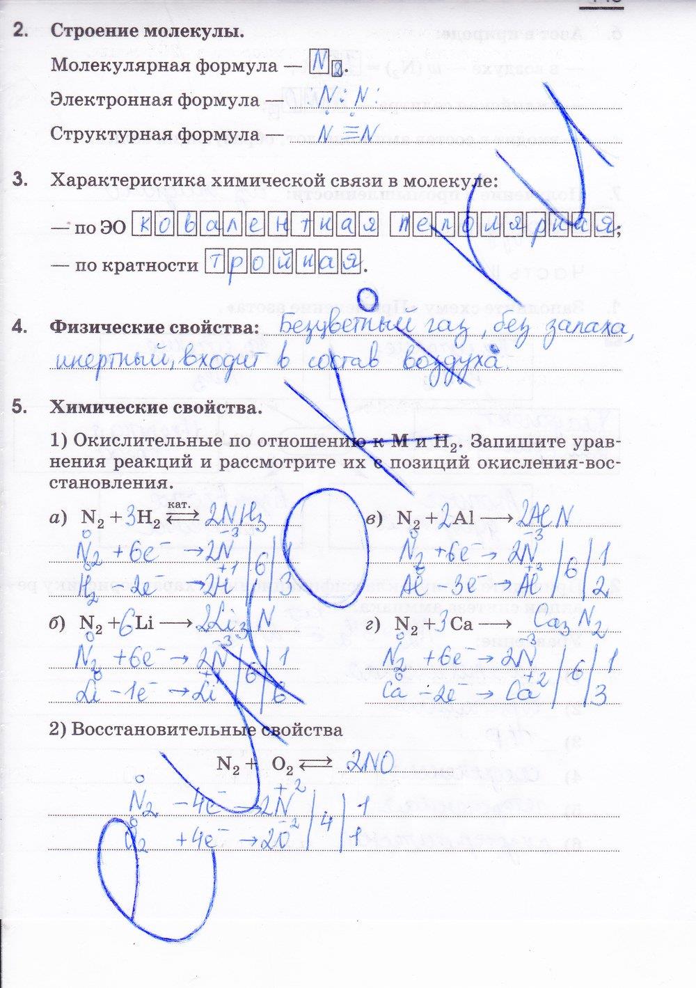 гдз 9 класс рабочая тетрадь страница 145 химия Габриелян, Сладков