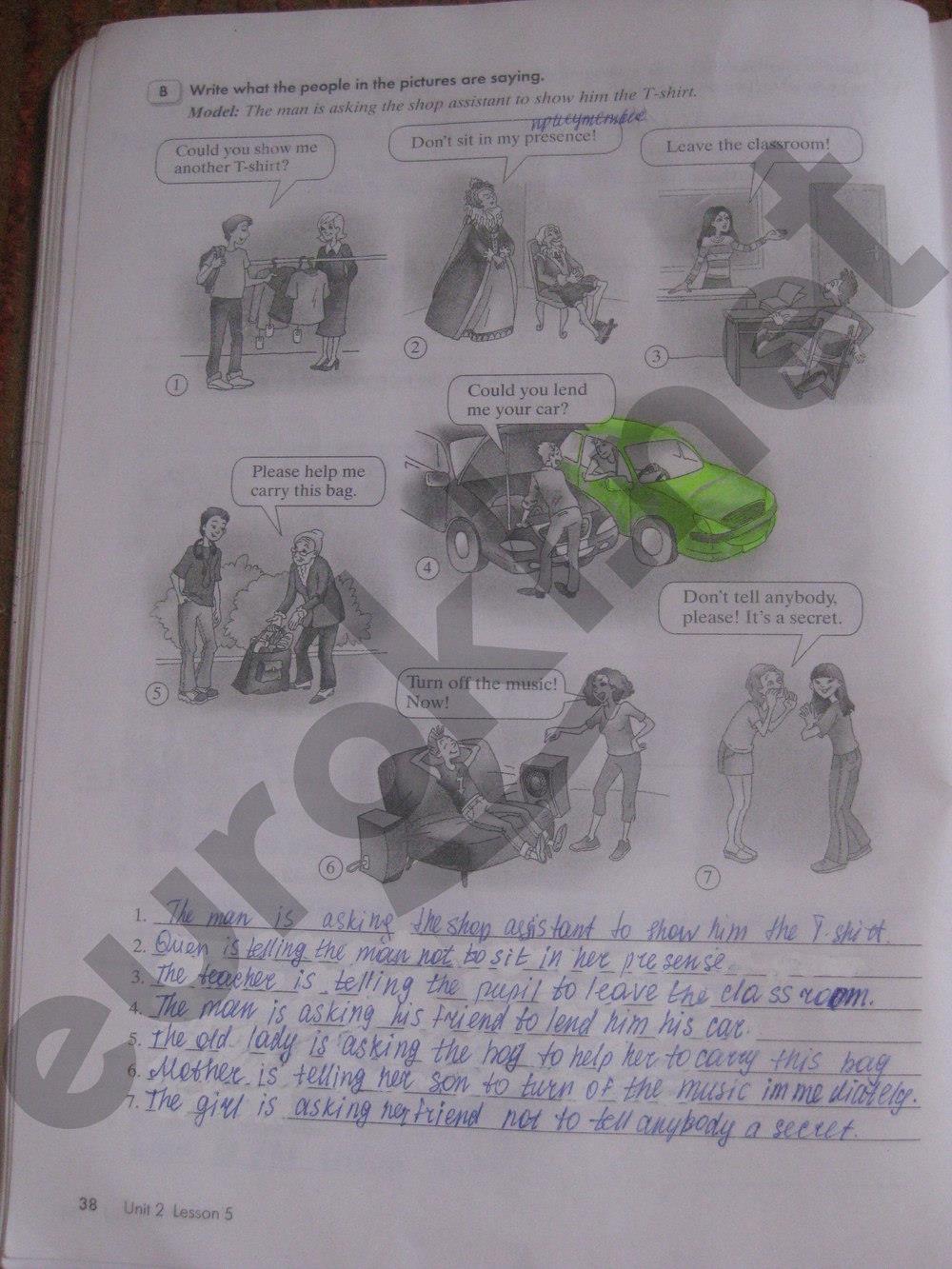гдз 9 класс рабочая тетрадь часть 1 страница 38 английский язык Кауфман