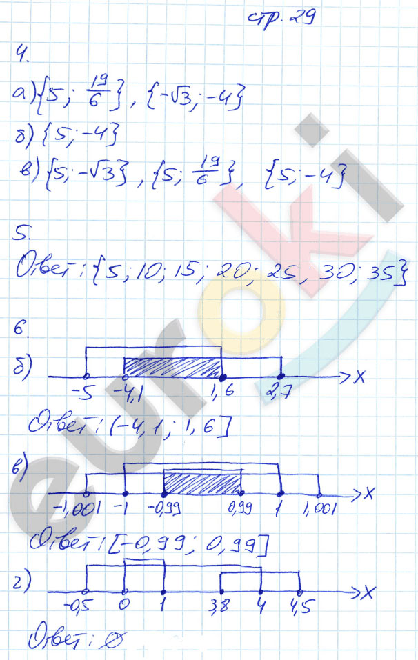 гдз 9 класс рабочая тетрадь страница 29 алгебра Ключникова, Комиссарова