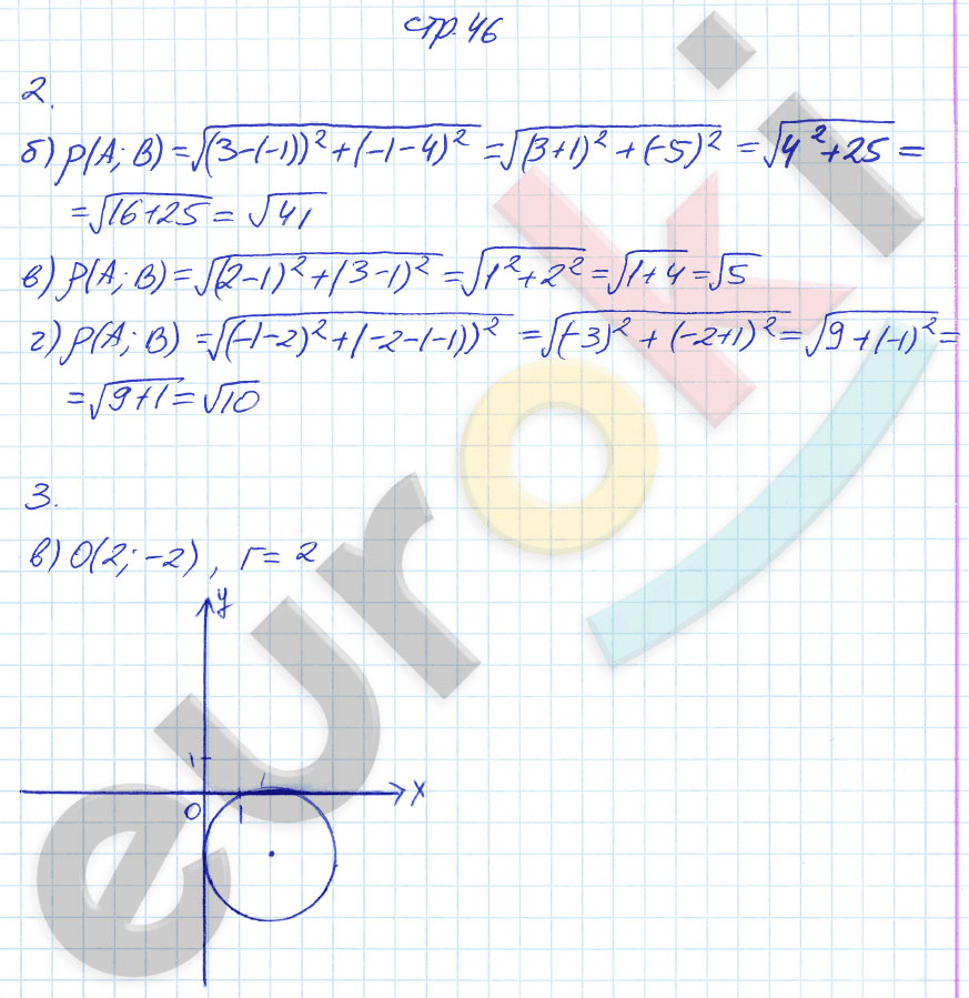 гдз 9 класс рабочая тетрадь страница 46 алгебра Ключникова, Комиссарова