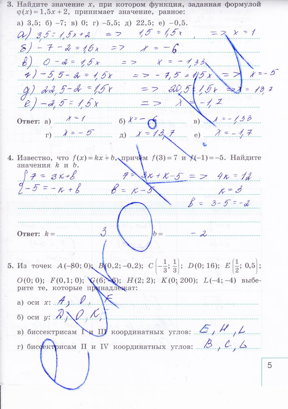 гдз 9 класс рабочая тетрадь часть 1 страница 5 алгебра Миндюк, Шлыкова