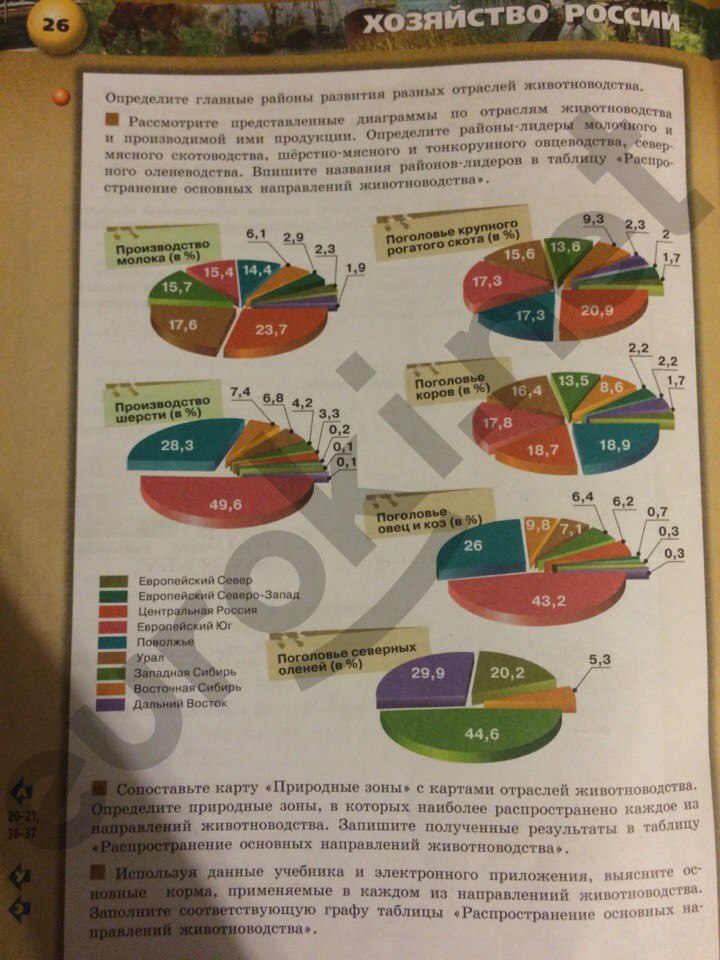 гдз 9 класс тетрадь-практикум страница 26 география Ольховая, Протасова
