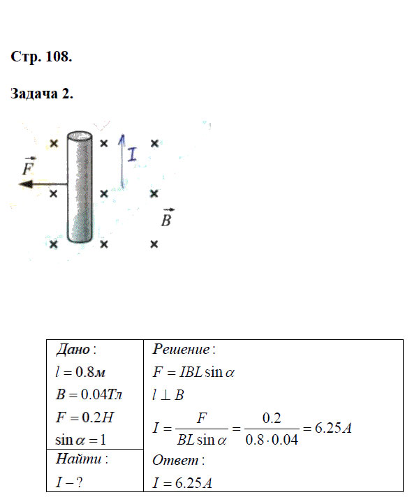 гдз 9 класс рабочая тетрадь страница 108 физика Перышкин
