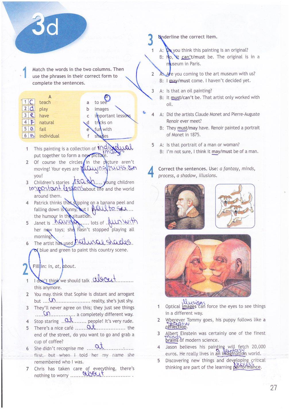 гдз 9 класс рабочая тетрадь страница 27 английский язык Ваулина, Дули